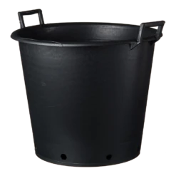 Nature - Ritzi Container Zwart 50L - Met Handgreep