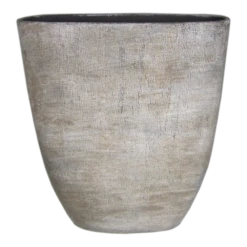 Bloempot Mira Ovaal - L51 X B17 X H57cm - Wit