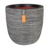 Capi Bloempot Bol Nature Rib NL - D43 X H41cm - Antraciet -Huisdecoratie pot bol rib nl 43x41 antraciet bloempot 1 6