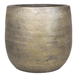 Bloempot Mira - D24 X H22cm - Goud