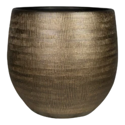 Bloempot Ryan - D42 X H38cm - Shiny Gold