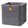 Capi Plantenbak Vierkant Nature Rib NL - L30 X B30 X H30cm - Donkergrijs 2 Capi Plantenbak Vierkant Nature Rib NL - L30 X B30 X H30cm - Donkergrijs -Huisdecoratie pot vierkant rib nl donkergrijs plantenbak 1 5 1