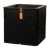 Capi Plantenbak Vierkant Nature Row NL - L30 X B30 X H30cm - Zwart -Huisdecoratie pot vierkant row nl 30x30x30 zwart plantenbak 1 5