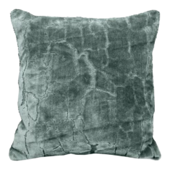 Unique Living Sierkussen Chez - 45x45cm - Mineral Blue