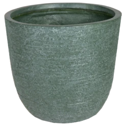 Bloempot Utah Egg Cypress Wash - D34 X H33cm - Groen