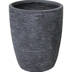 Bloempot Utah Egg High - D50 X H56cm - Donkergrijs