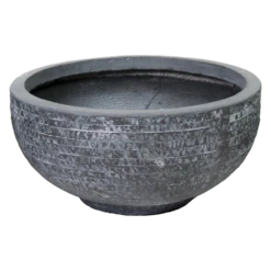 Plantenschaal Utah - D36 X H16.5cm - Donkergrijs