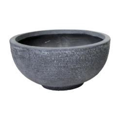 Plantenschaal Utah - D44 X H21cm - Donkergrijs