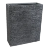Plantenbak Utah Terras - L60 X B23 X H72cm - Donkergrijs -Huisdecoratie utah terrace part graphite l60w23h72 plantenbak 1