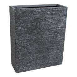 Plantenbak Utah Terras - L60 X B23 X H72cm - Donkergrijs