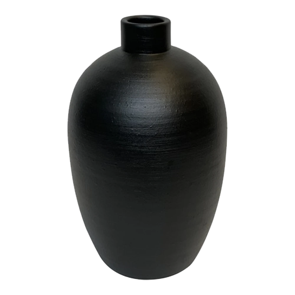 Vaas Alto - D19 X H30cm - Mat Zwart 3 Vaas Alto - D19 X H30cm - Mat Zwart