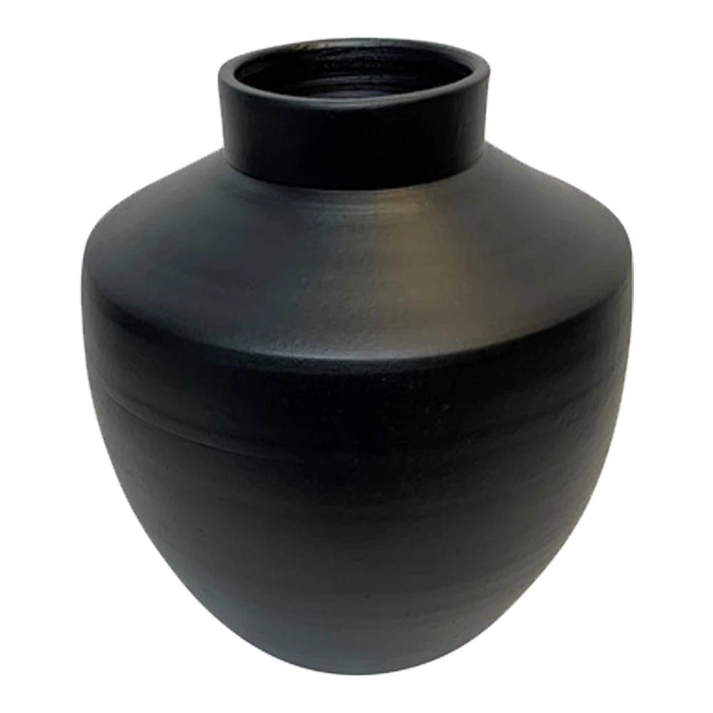 Vaas Creswell - D31 X H36cm - Mat Zwart 3 Vaas Creswell - D31 X H36cm - Mat Zwart