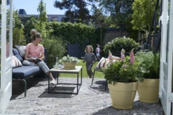 Bloempot Elho Vibia Campana Rond 40cm - Saliegroen -Huisdecoratie vibia campana saliegroen bloempot 3 6