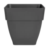 Bloempot Elho Vibia Campana Vierkant 37cm - Antraciet -Huisdecoratie vibia campana vierkant 37 plantenbak antraciet 1 8