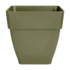 Bloempot Elho Vibia Campana Vierkant 37cm - Saliegroen -Huisdecoratie vibia campana vierkant 37 plantenbak saliegroen 1 8