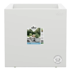 Elho Vivo Next Vierkant Wielen 40cm - Wit 12 Elho Vivo Next Vierkant Wielen 40cm - Wit -Huisdecoratie vivo next vierkant wielen 40cm wit 4 1