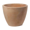Bloempot Whitewash Egg - D31 X H27cm - Oranje -Huisdecoratie whitewash egg pot d31h27 bloempot 1 5