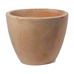 Bloempot Whitewash Egg - D31 X H27cm - Oranje