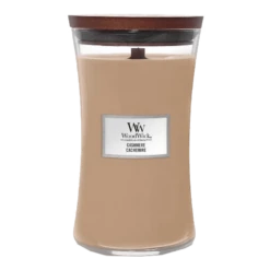 Woodwick Cashmere Large Candle - Geurkaars