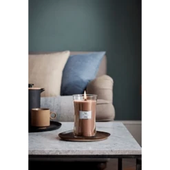 Woodwick Cashmere Large Candle - Geurkaars -Huisdecoratie woodwick cashmere large candle geurkaars 3