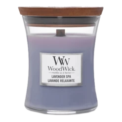 Woodwick Lavender Spa Medium Candle - Geurkaars
