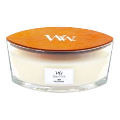 Woodwick Linen Ellipse Candle - Geurkaars