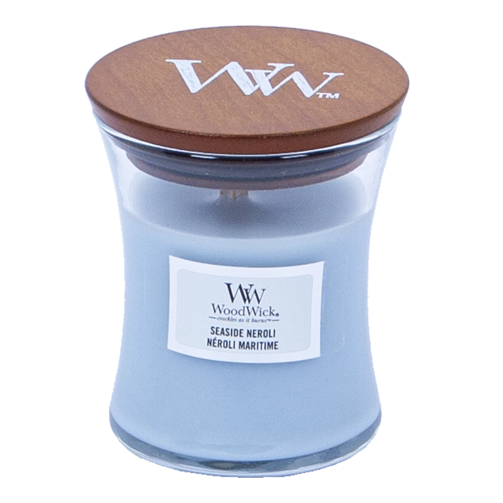 Woodwick Seaside Neroli Mini Candle - Geurkaars 3 Woodwick Seaside Neroli Mini Candle - Geurkaars
