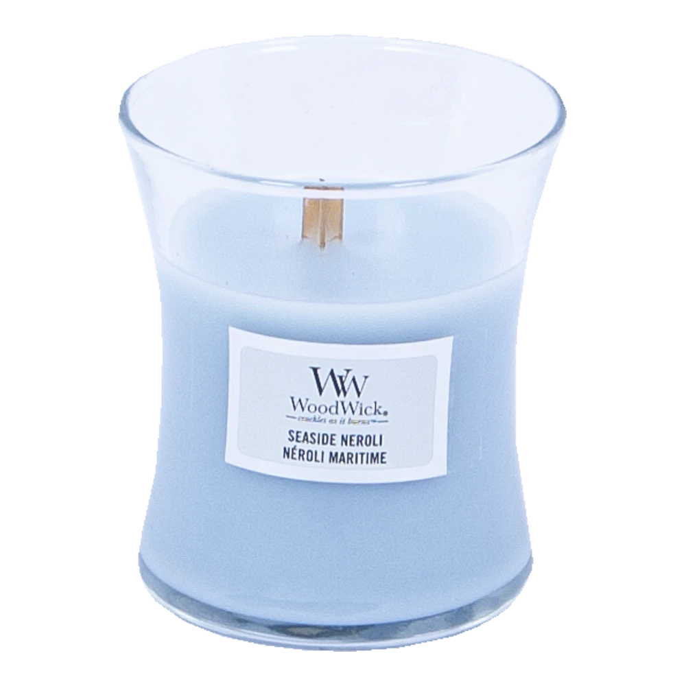 Woodwick Seaside Neroli Mini Candle - Geurkaars 4 Woodwick Seaside Neroli Mini Candle - Geurkaars - Afbeelding 2