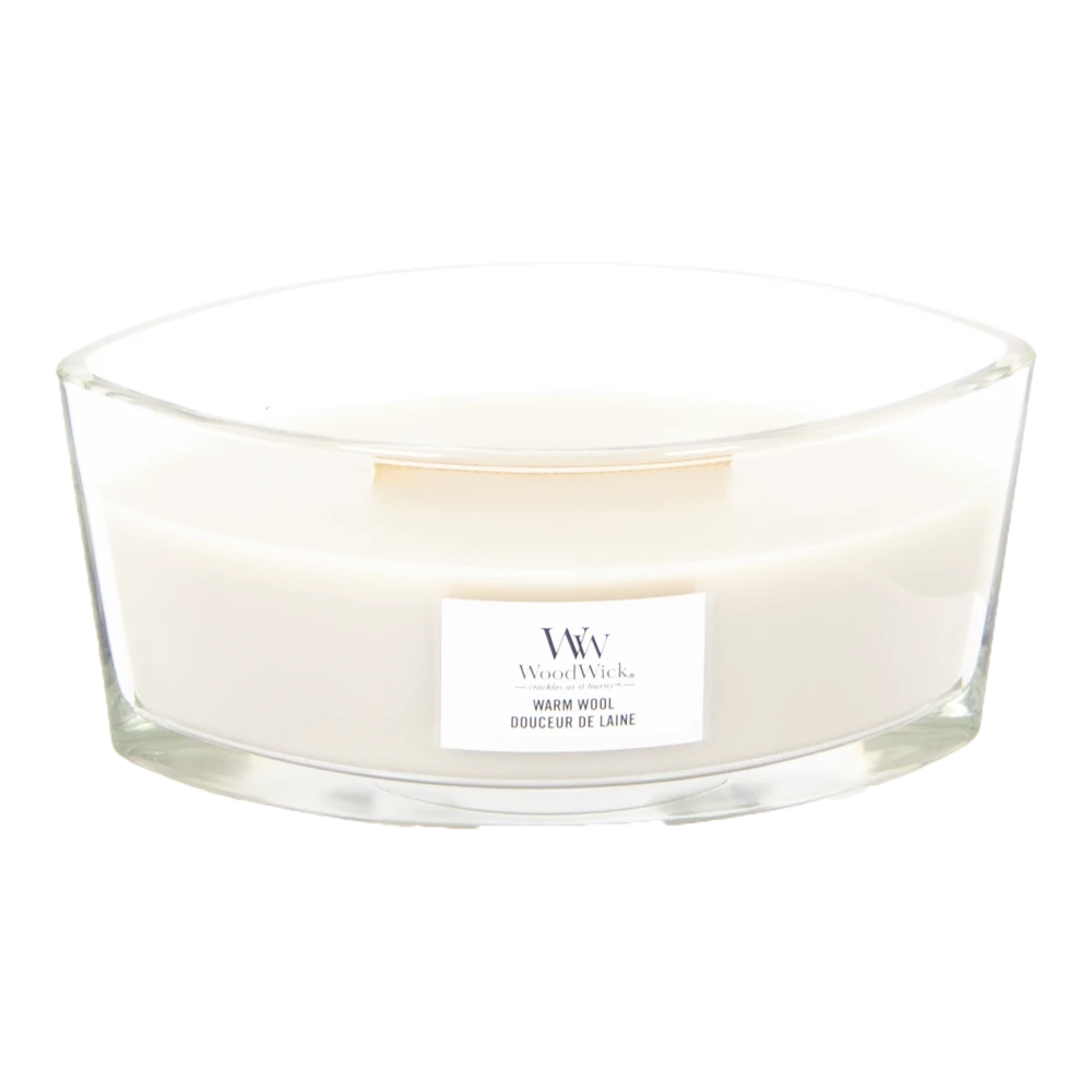 Woodwick Warm Wool Ellipse Candle - Geurkaars 4 Woodwick Warm Wool Ellipse Candle - Geurkaars - Afbeelding 2